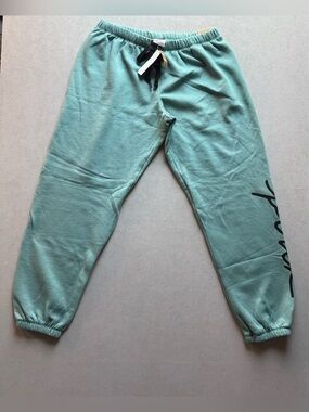 PINK Victoria's Secret Green Jogger Sweatpants